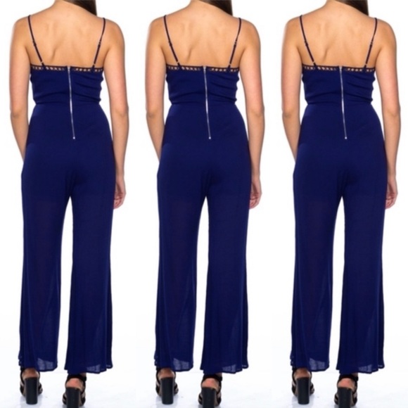 STUNNING Blue Jumpsuit - Picture 4 of 4